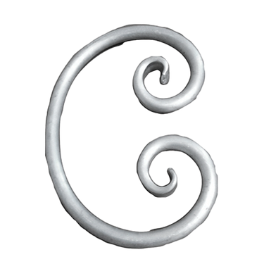 FORGED C-SCROLL -  8-7/8